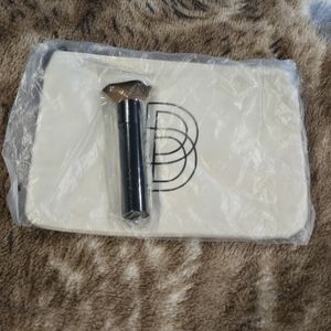 Brand New Sealed Dermablend Brush & Makeup Pouch